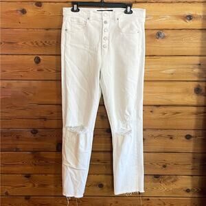 Veronica Beard Ryleigh Slim Straight High Rise Jeans size 31/12